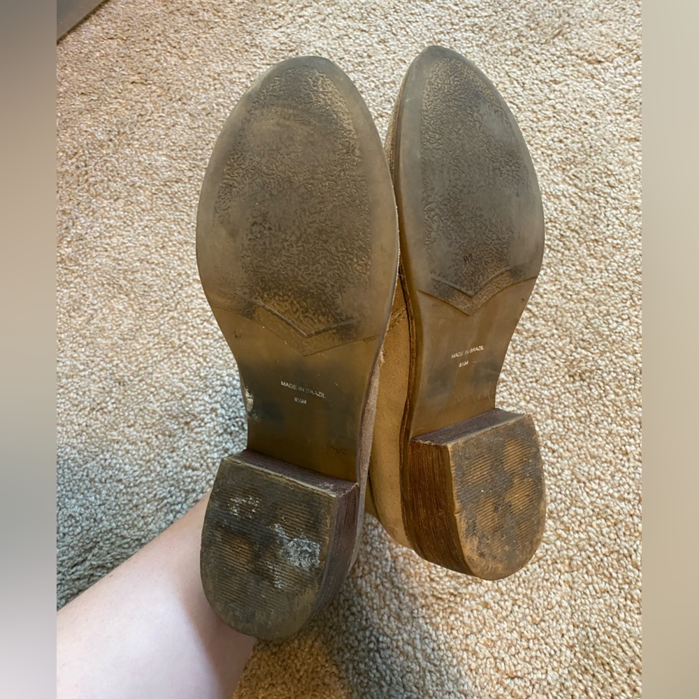 Leather Ankle Boots Made in Brazil Taupe 8 1/2 - Picture 11 of 16